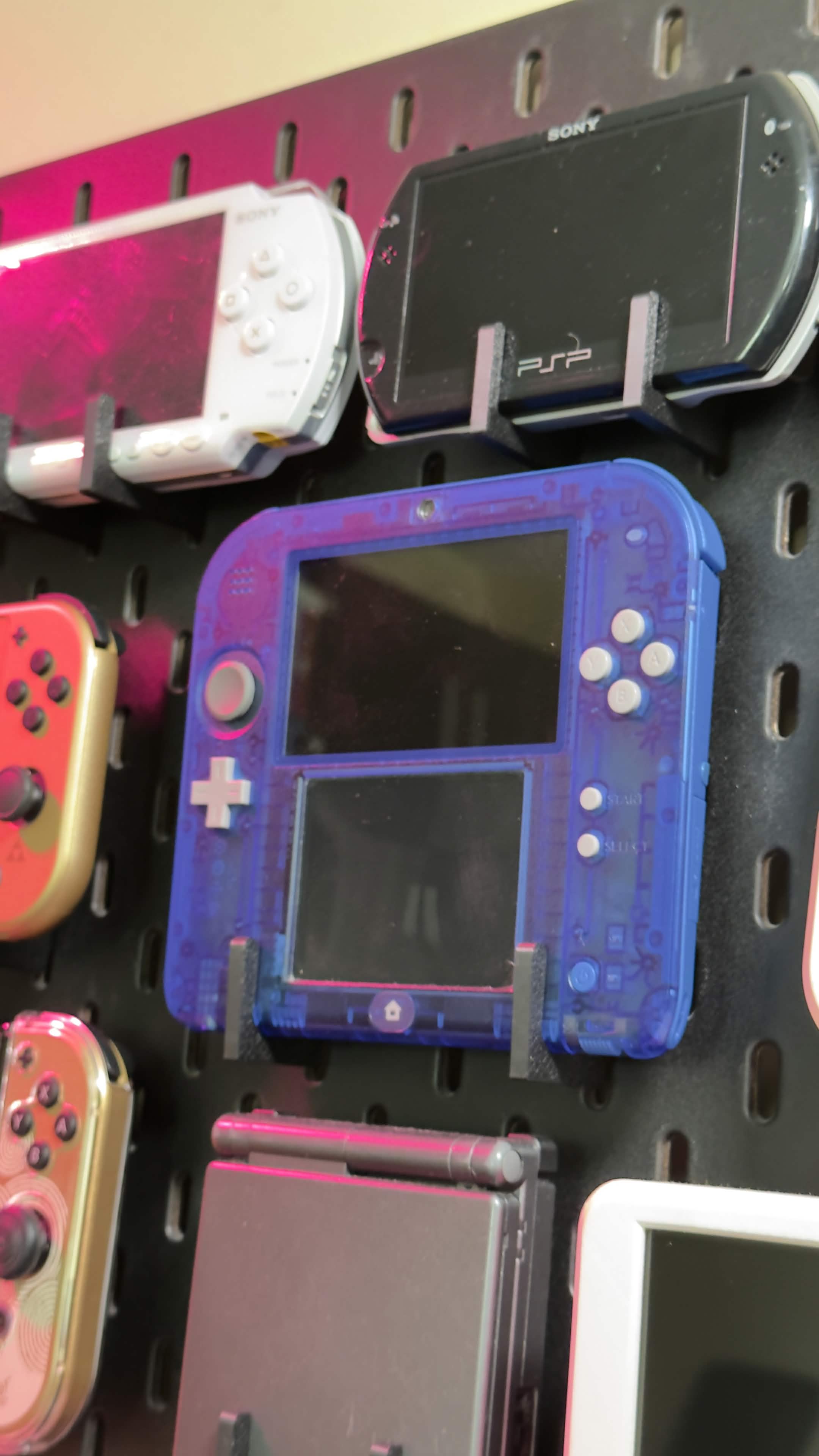Nintendo 2DS Display Stand, IKEA SKÅDIS Mount