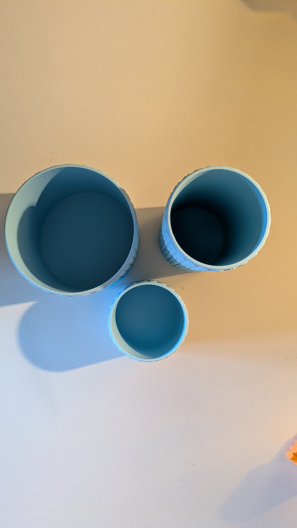 Knitted vase collection