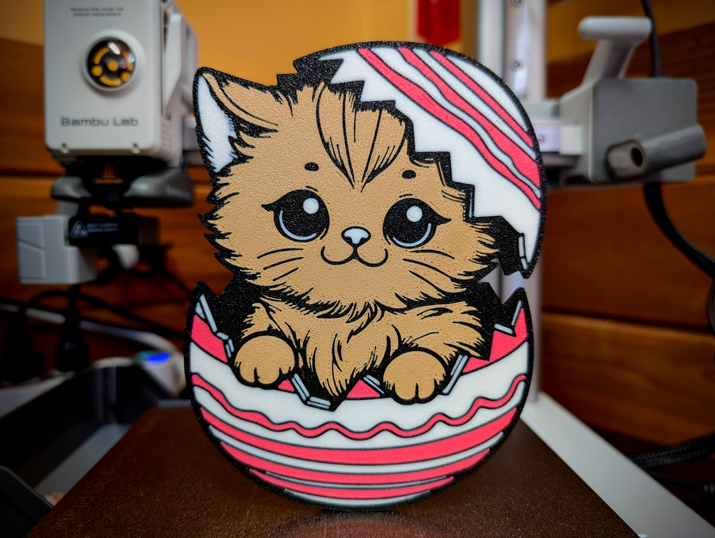 Easter Egg Cat