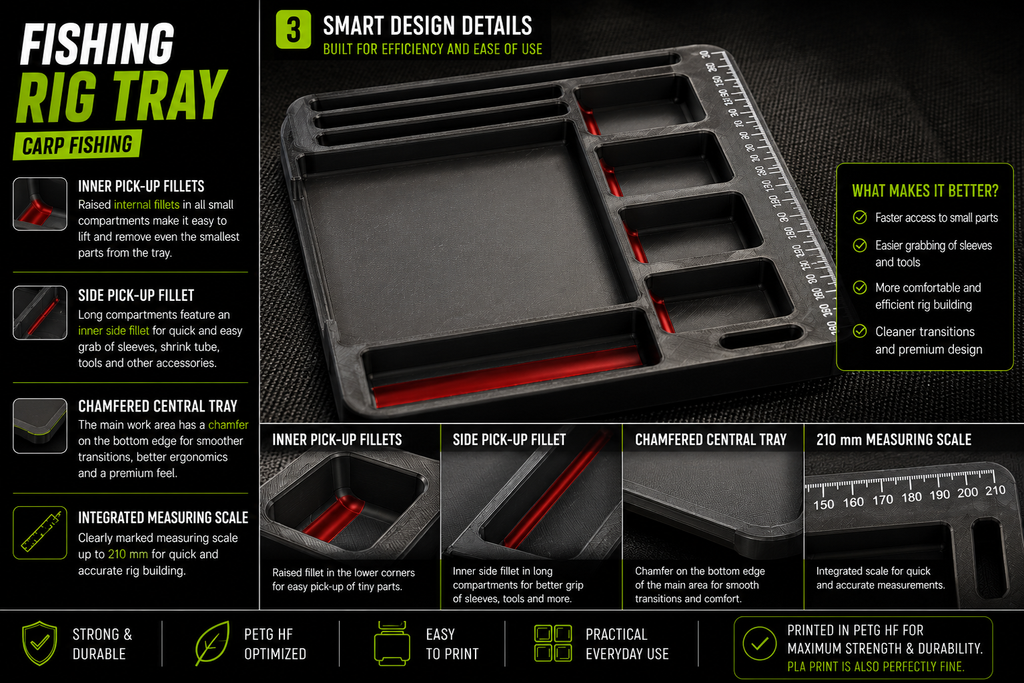 Fishing Rig Tray – Carp Fishing Organizer