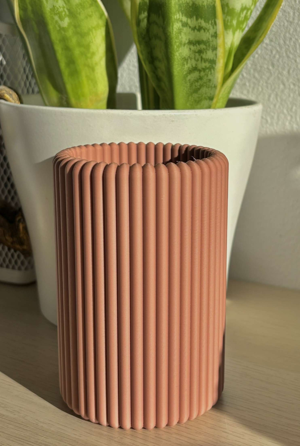 Ribbed Pot For Pens/pencils
