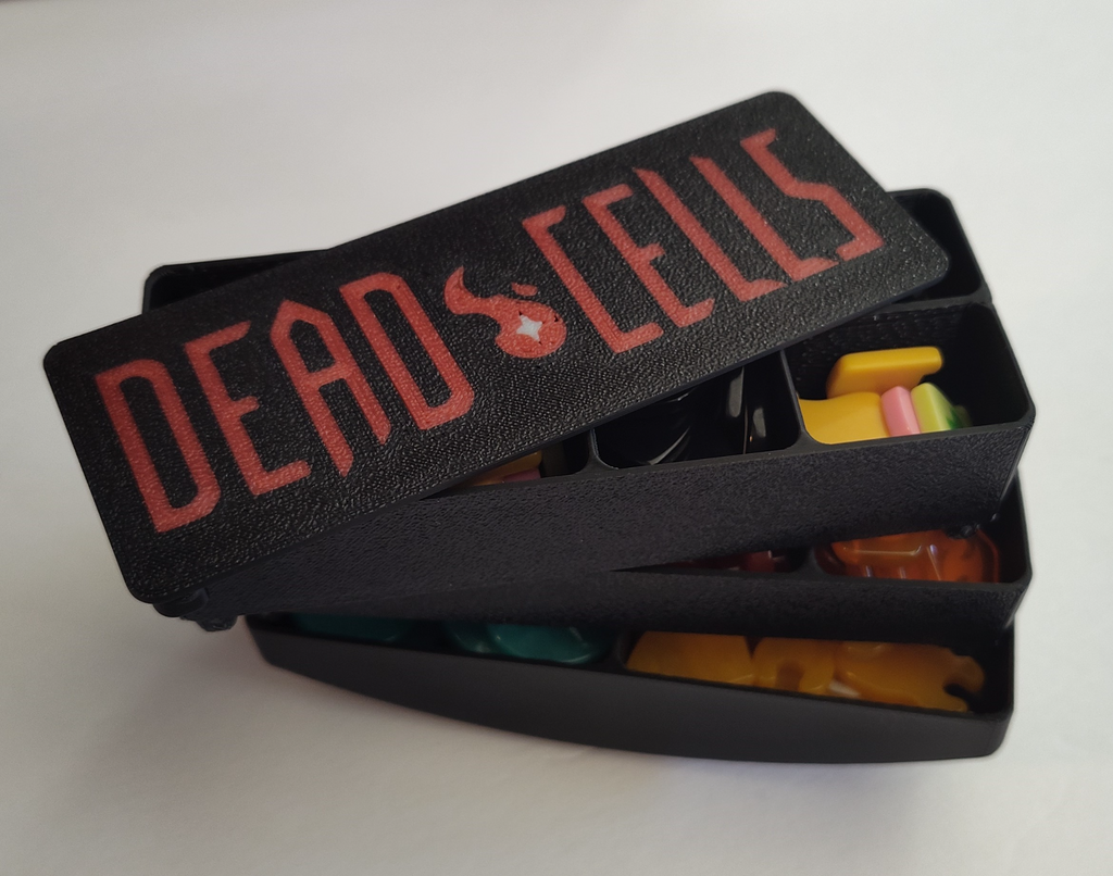 Dead Cells boardgame snap together token trays