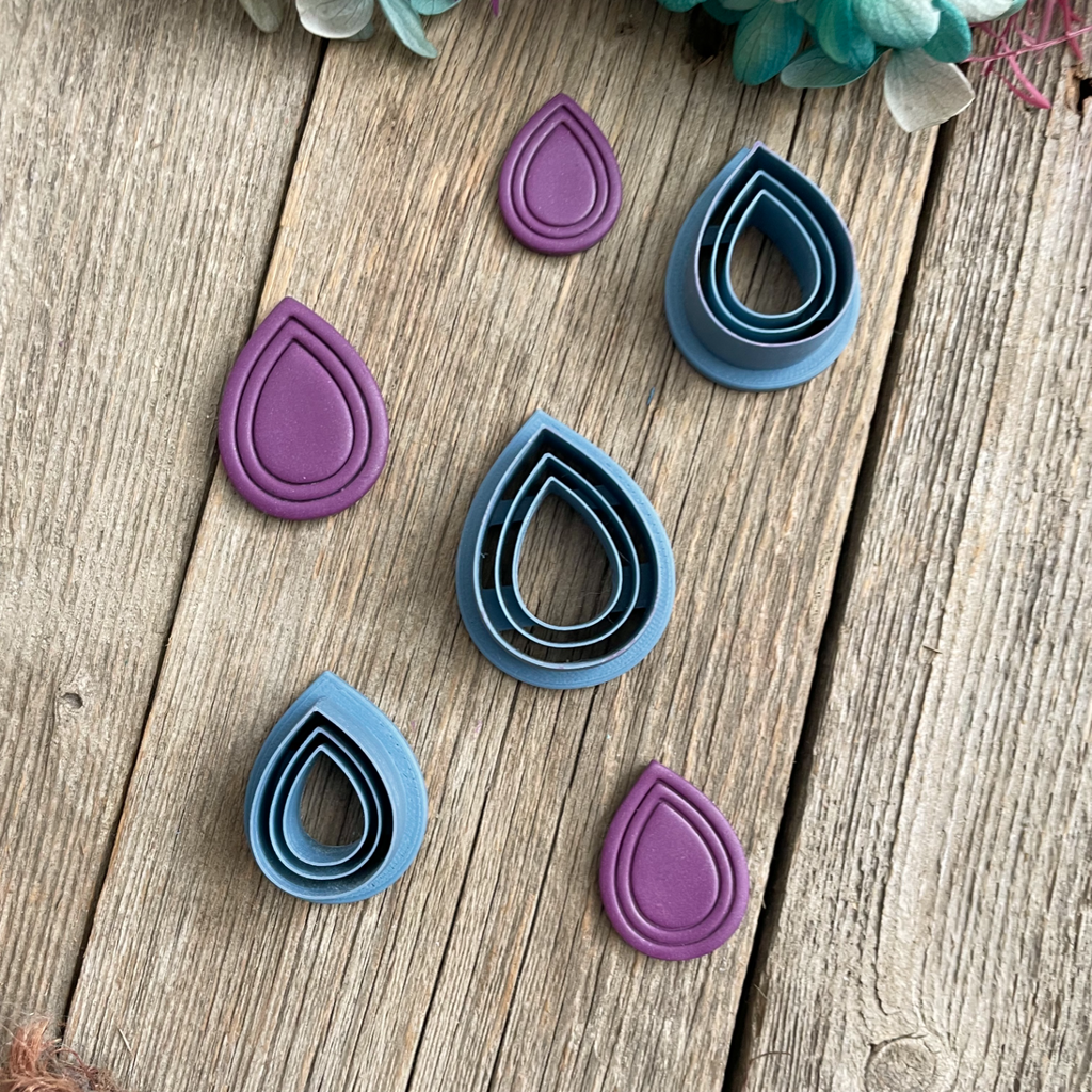 Imprint Dangle Drop Earring Cutters