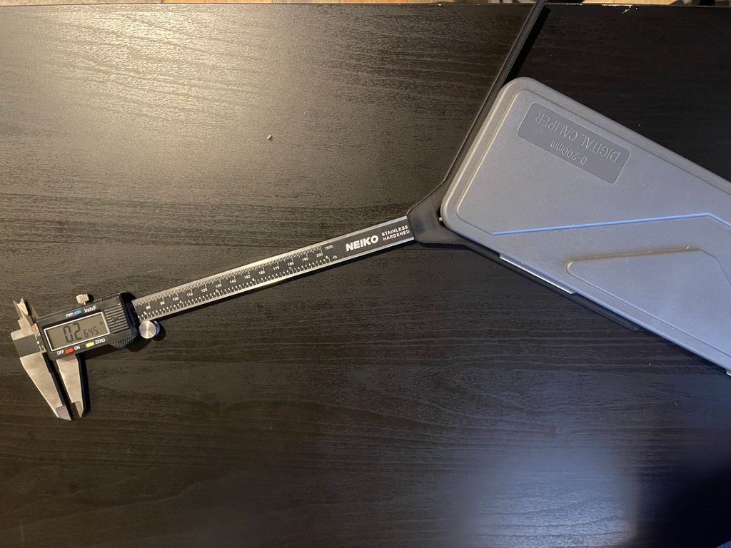 Radius Measuring Tool for Calipers