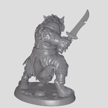 Wolf Warrior miniature