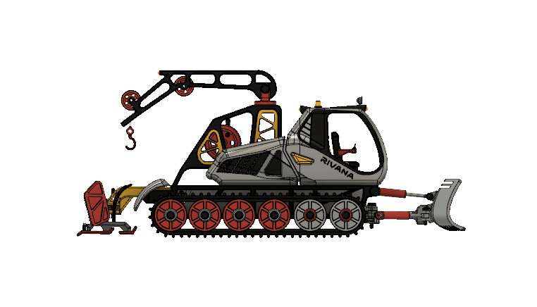 150% SCALE Snowcat / Snow Groomer