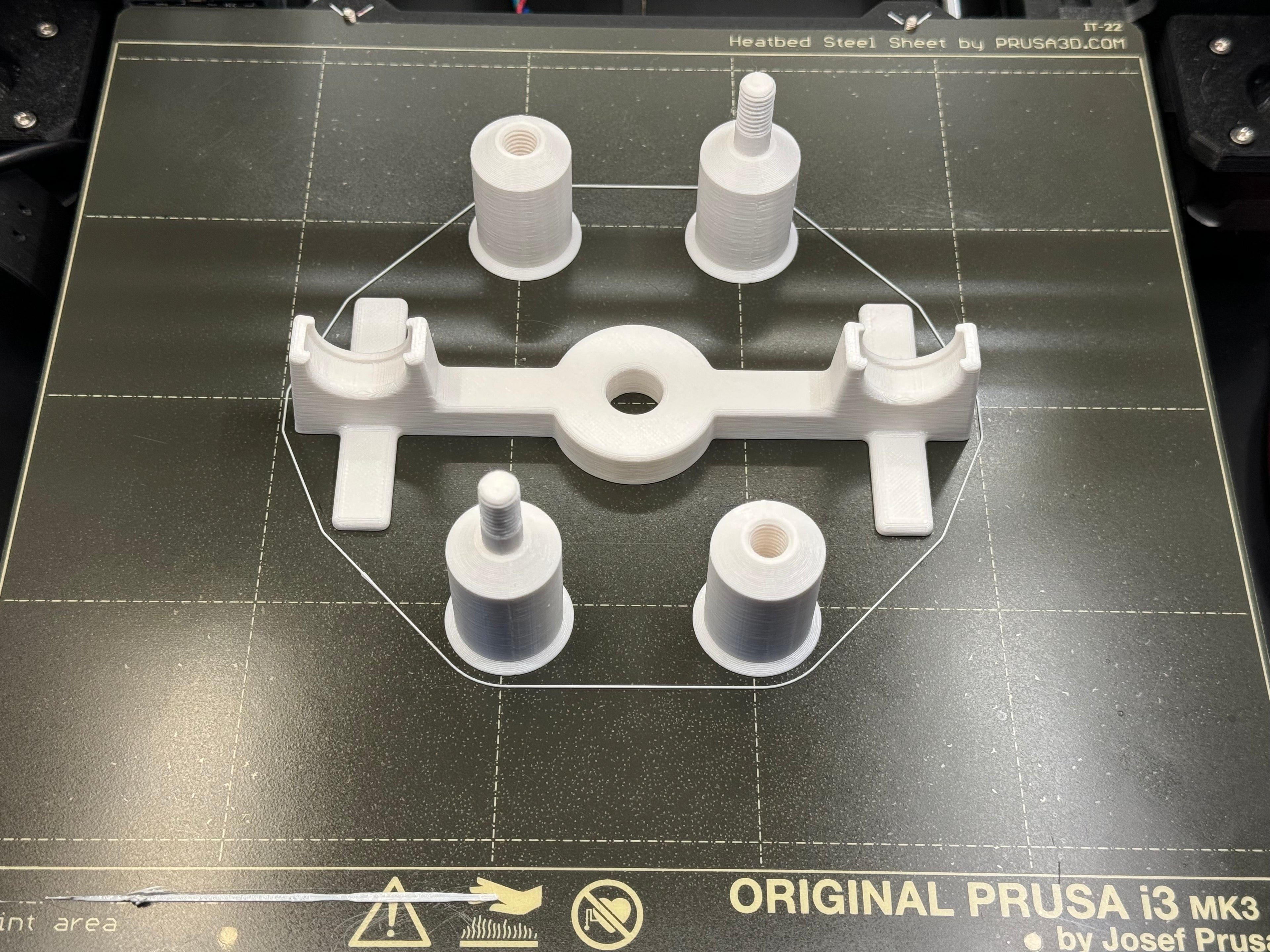 Cereal Box Filament Spool Roller