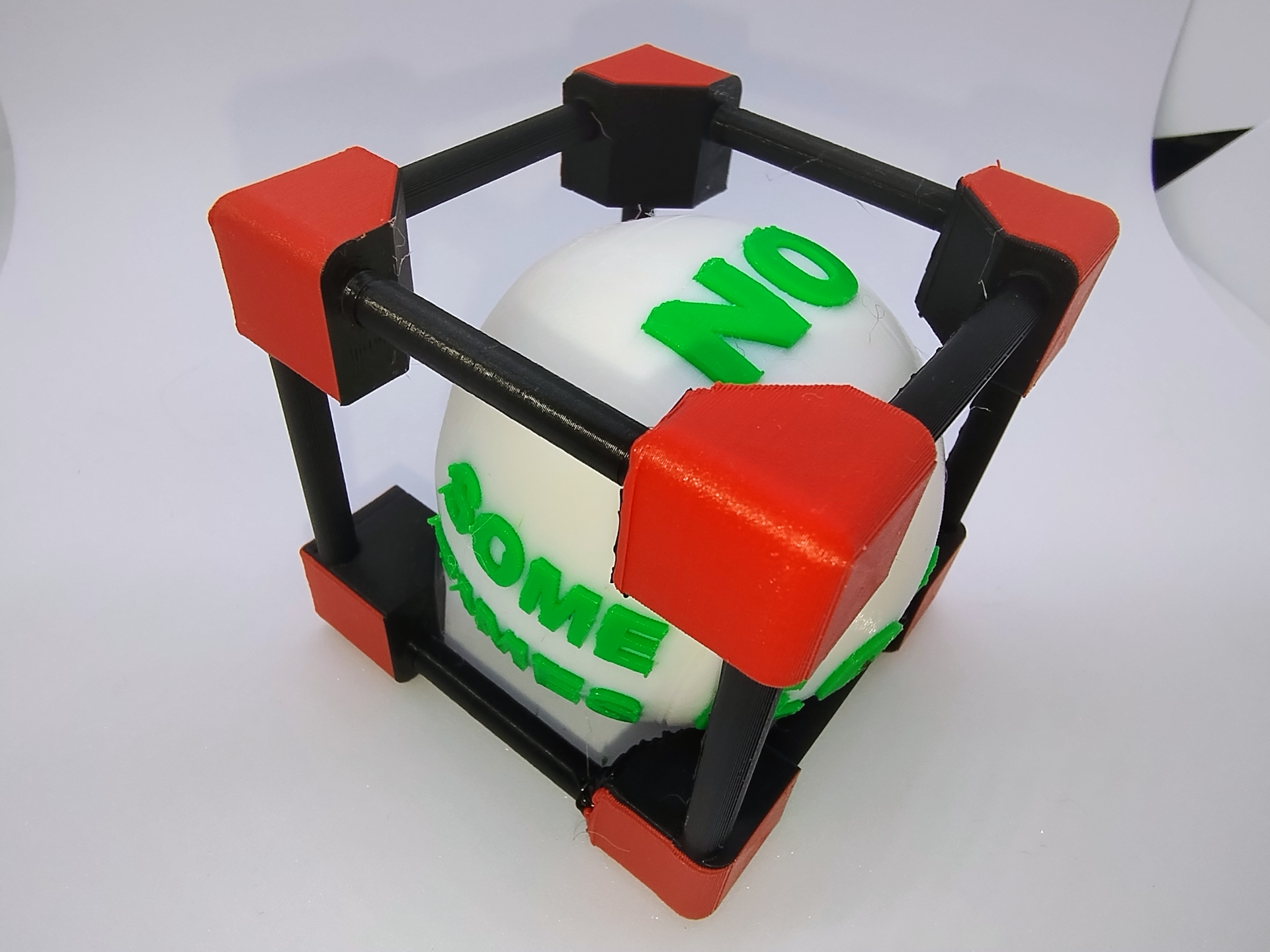 random dice in cage