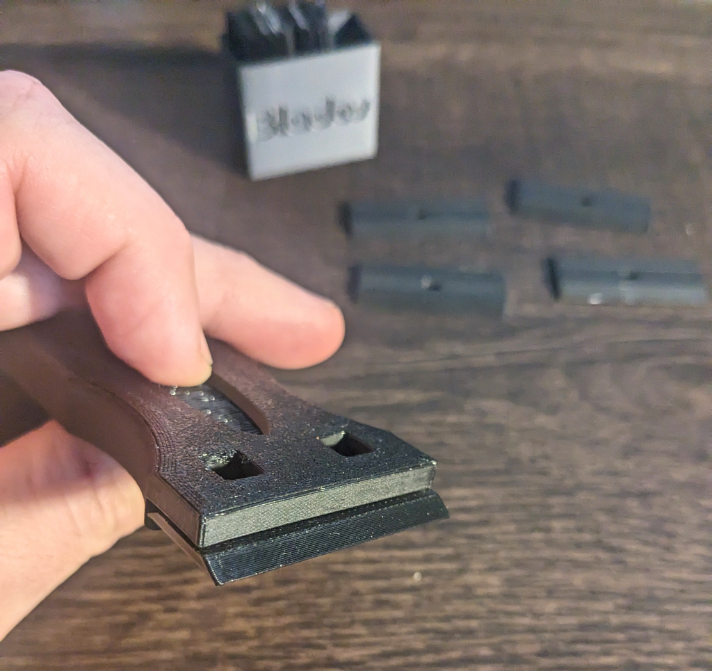 Plastic bed scraper