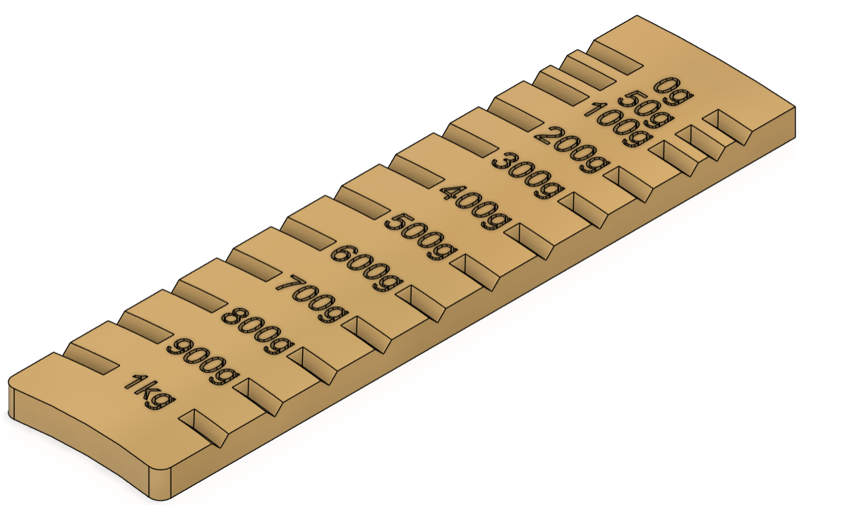 Filament Weight Measurement Tool