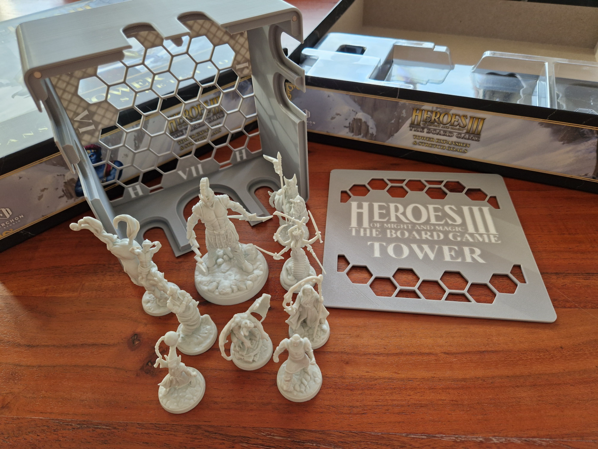 Tower miniatures insert for Heroes 3 Board Game