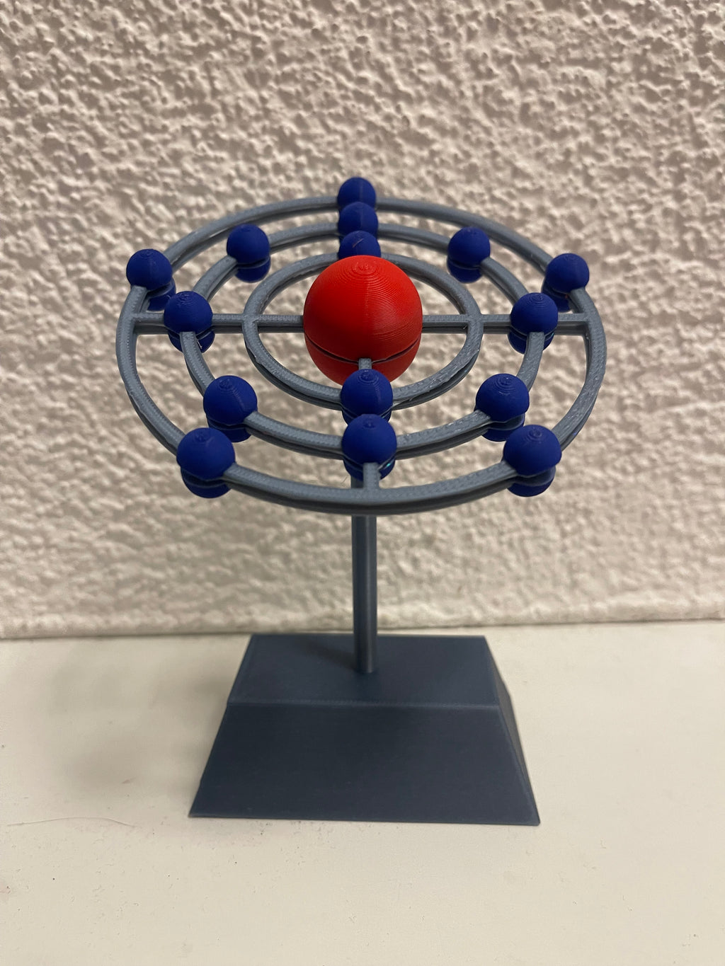Phosphor Atom Model (Bohrsche Schalenmodell)