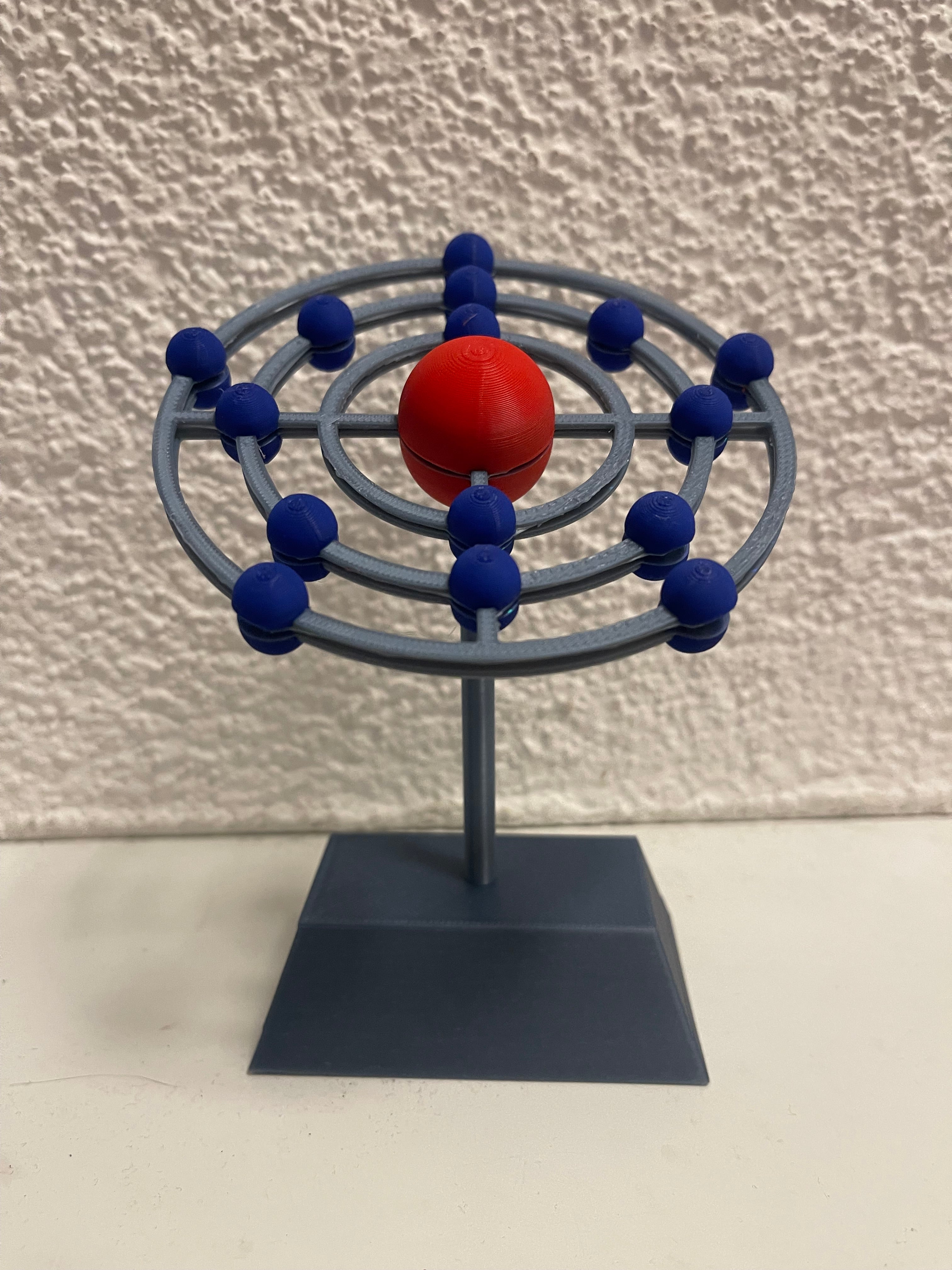 Phosphor Atom Model (Bohrsche Schalenmodell)