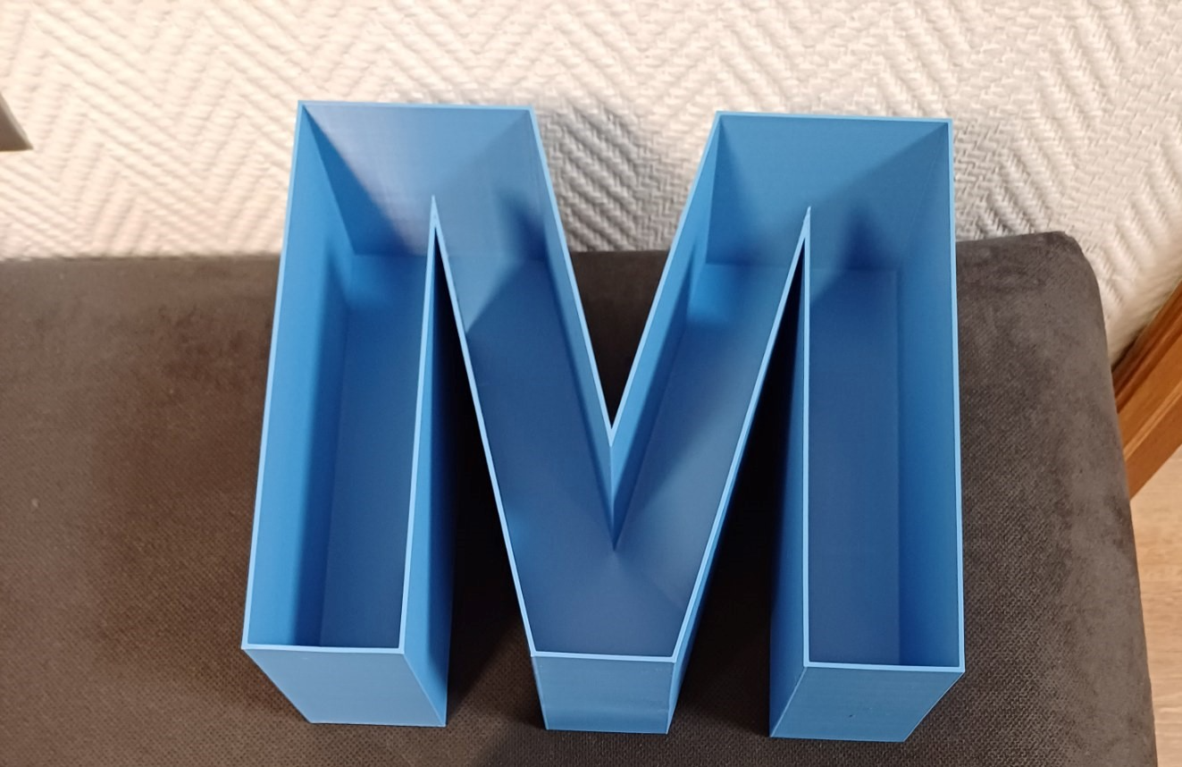 letter M for candy and jewelry