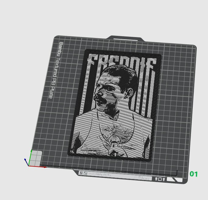 Freddie Mercury - hueforge