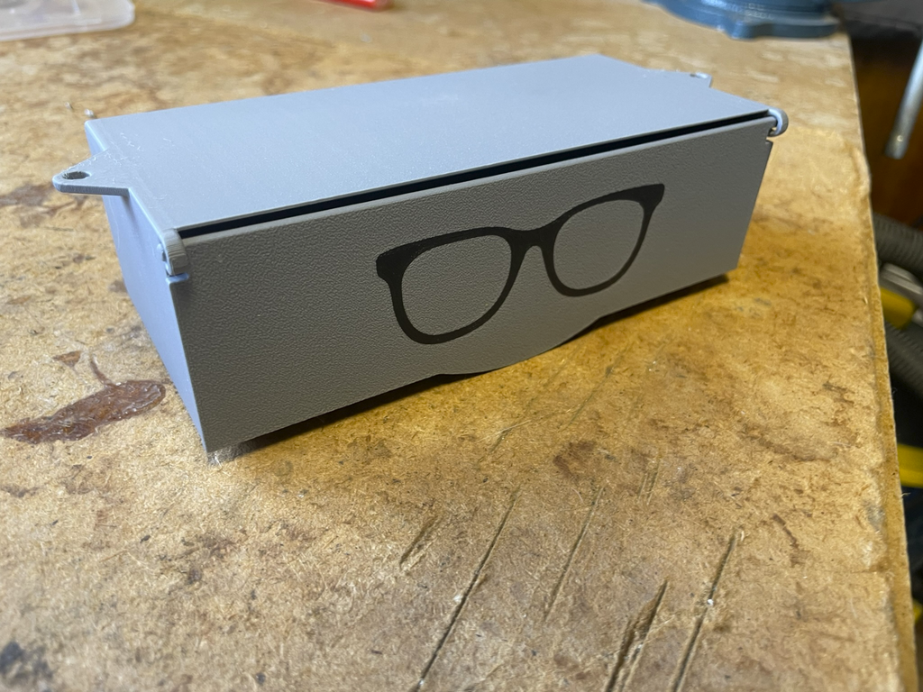 Under-Bench Safety Glasses Storage Box