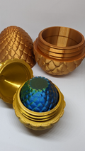 Threaded Dragon Egg Matryoshka - Easter decoration