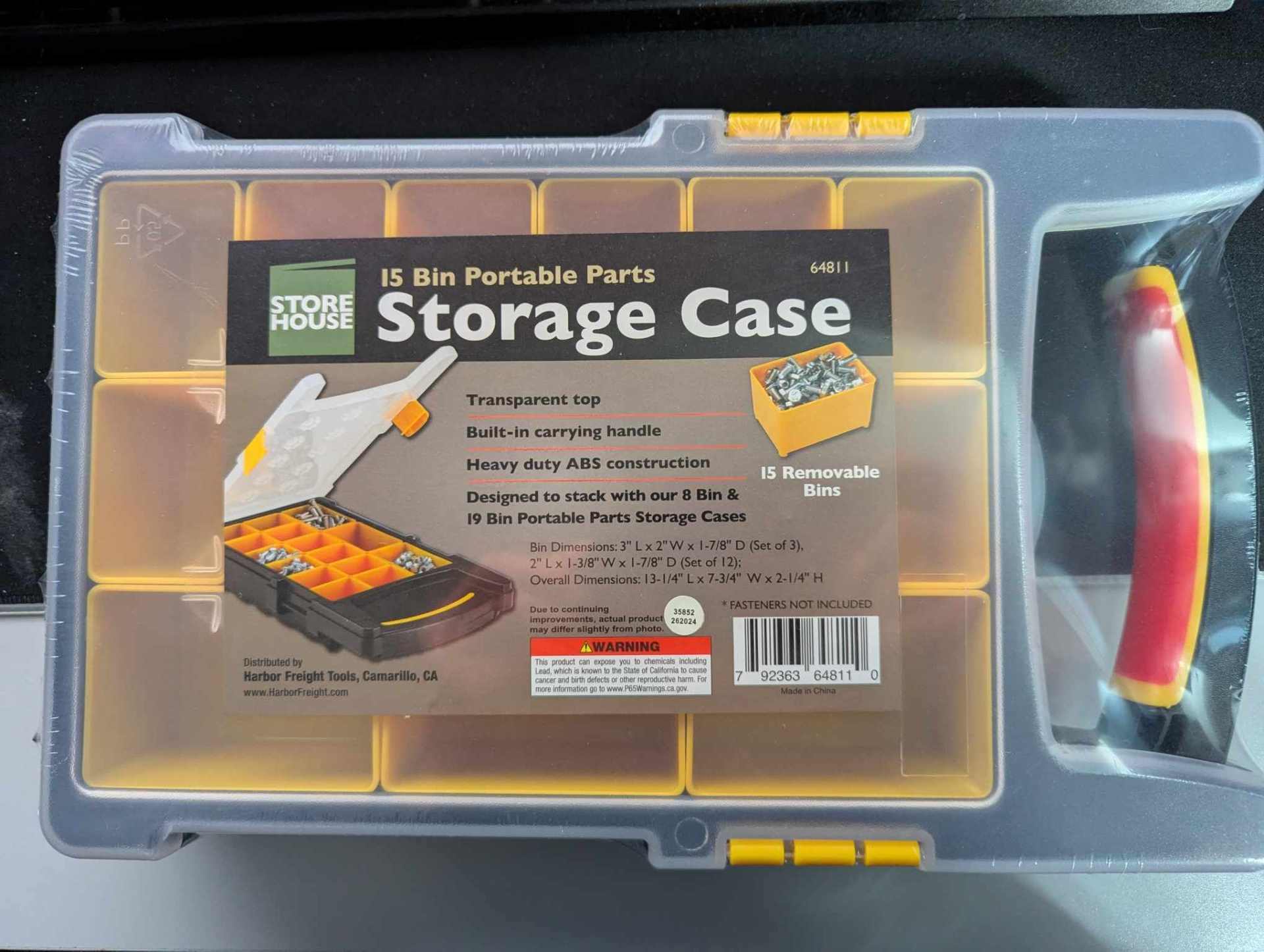 Harbor Freight Storage case custom insert