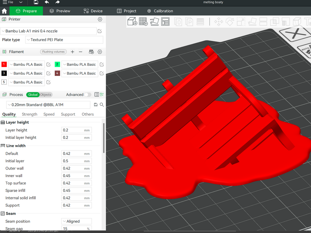 Melting 3D Boaty Remix