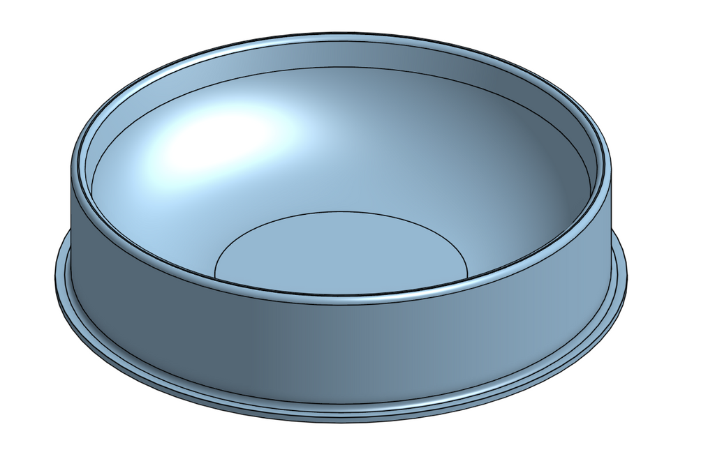 Dog food bowl