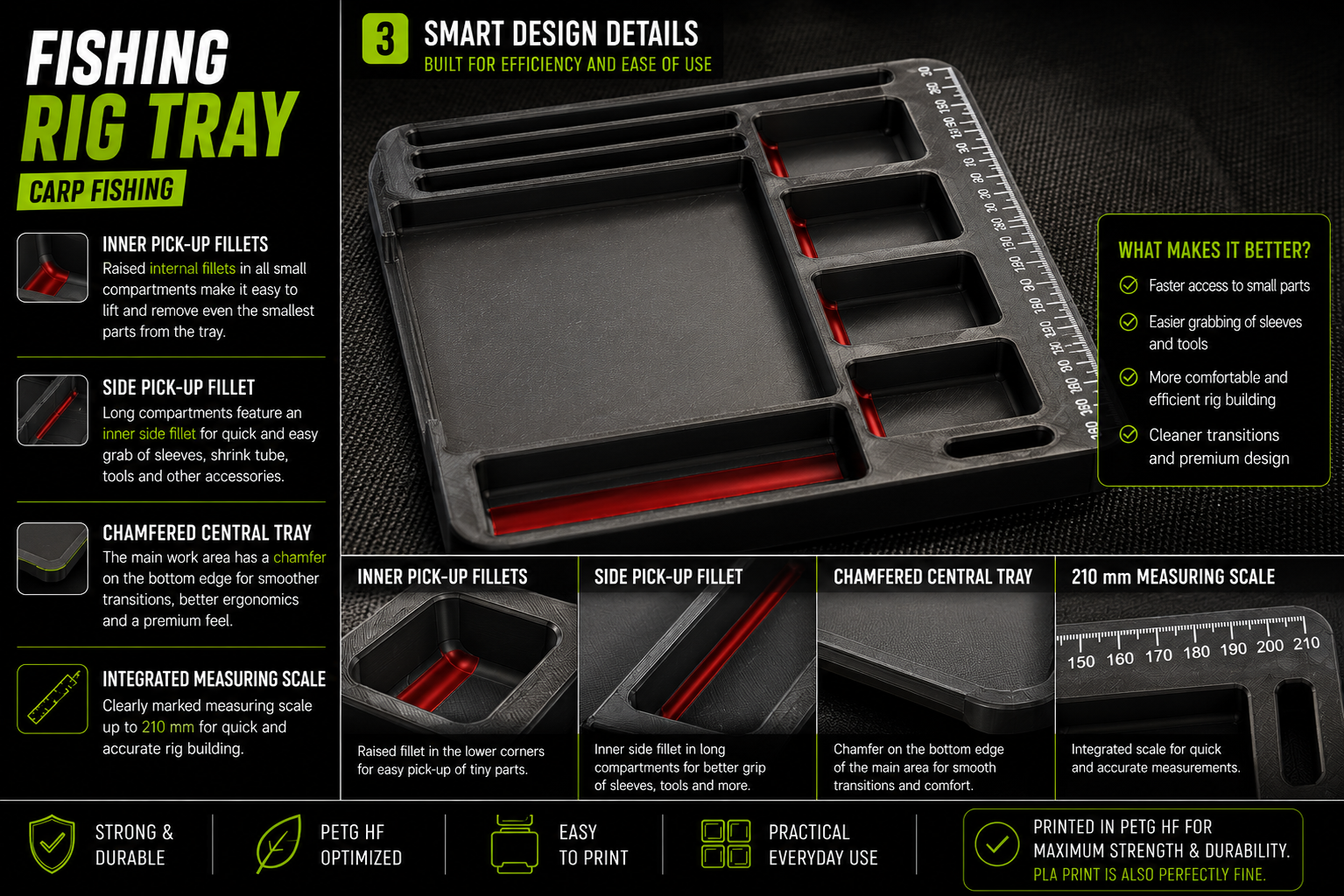 Fishing Rig Tray – Carp Fishing Organizer