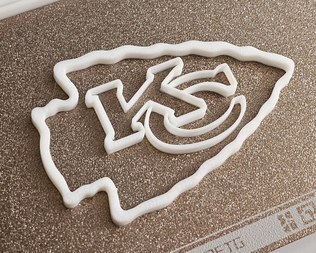Kansas City Chiefs NFL 3D Printed Logo