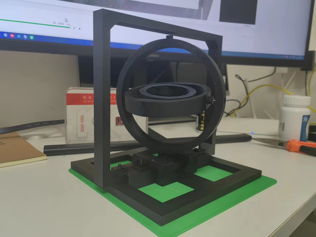 3 axis rotation gyro model（三轴旋转陀螺仪平台）