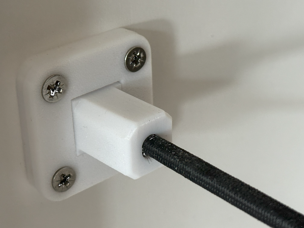Bracket for Elastic Cord to hold clothes