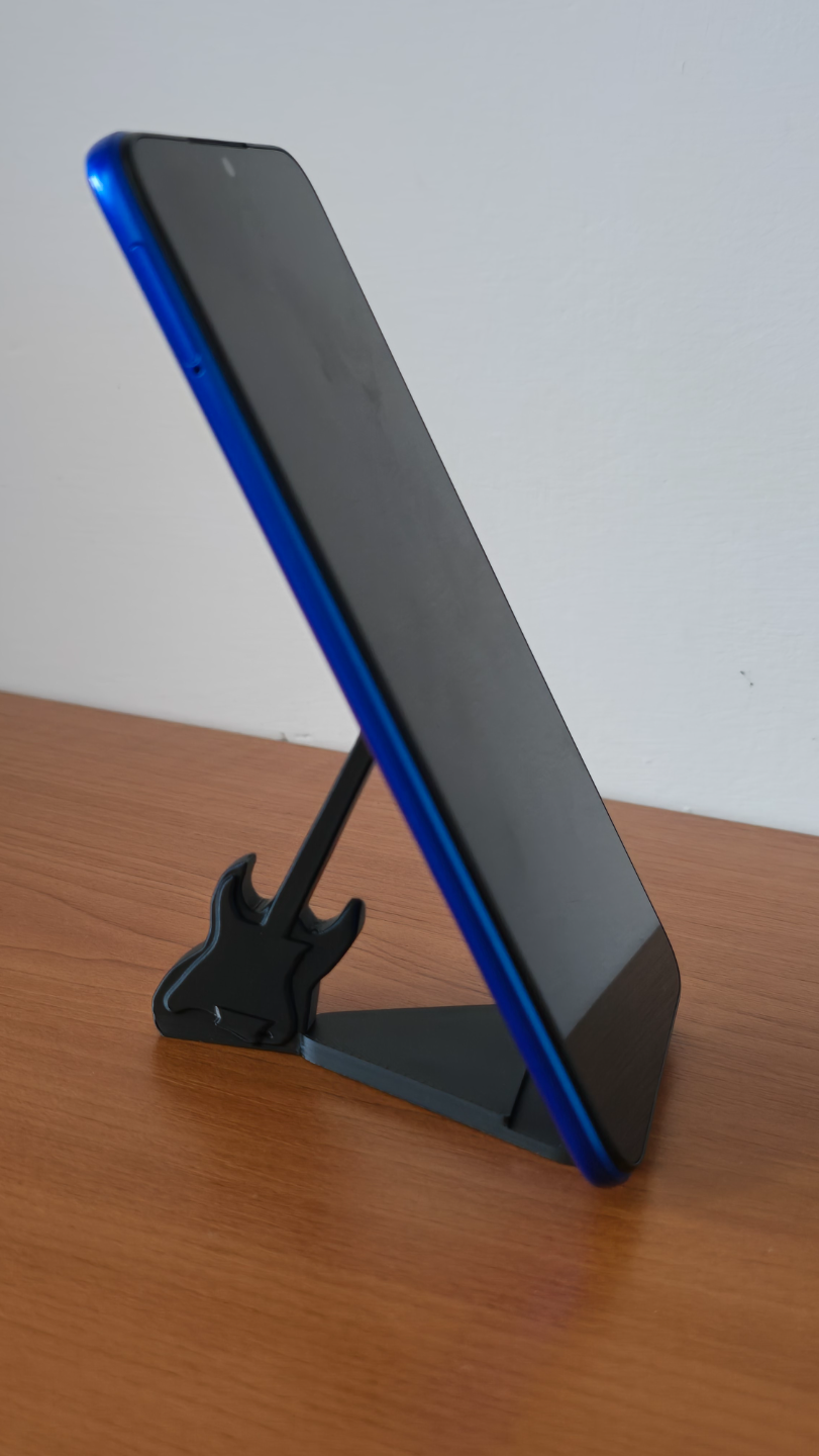 Guitar and Pick Phone Stand