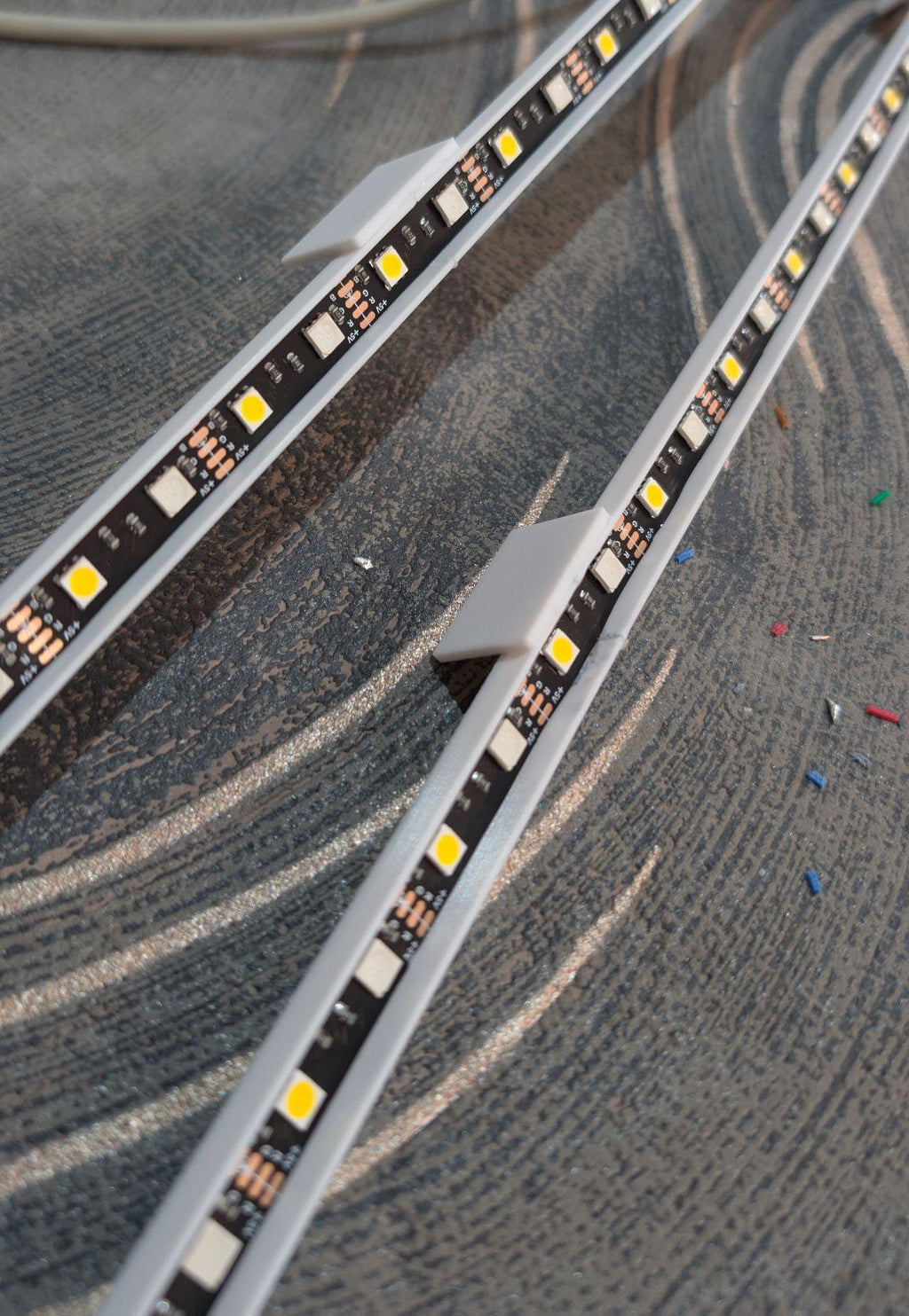Einfacher LED Stripe Träger für LED-Stripe 10 mm