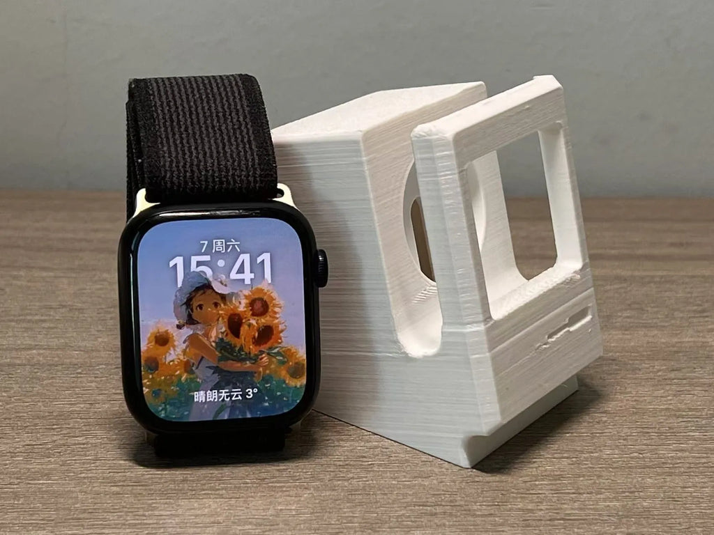 Apple Macintosh|复古麦金塔外观 Apple Watch充电底座
