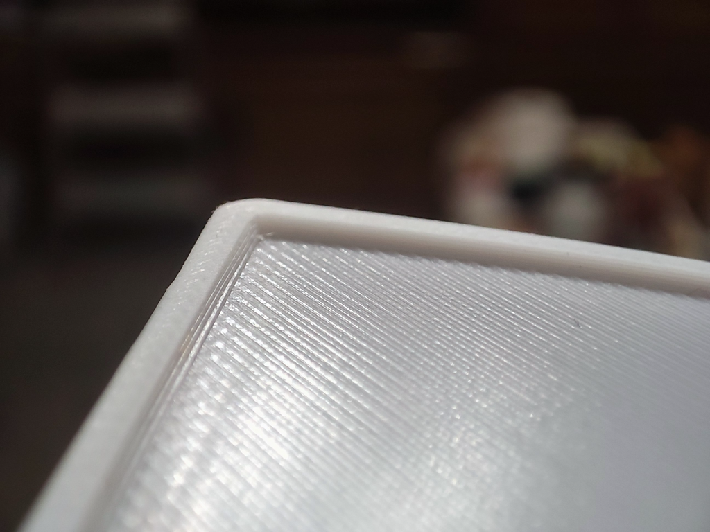 Thinner diffuser for lithophane frame