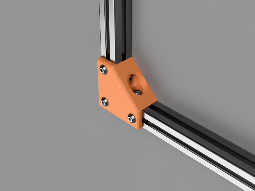 90 Deg Elbow for 2020 extrusion