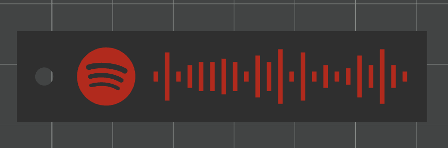 Spotify codes keychain parametric -See Guide
