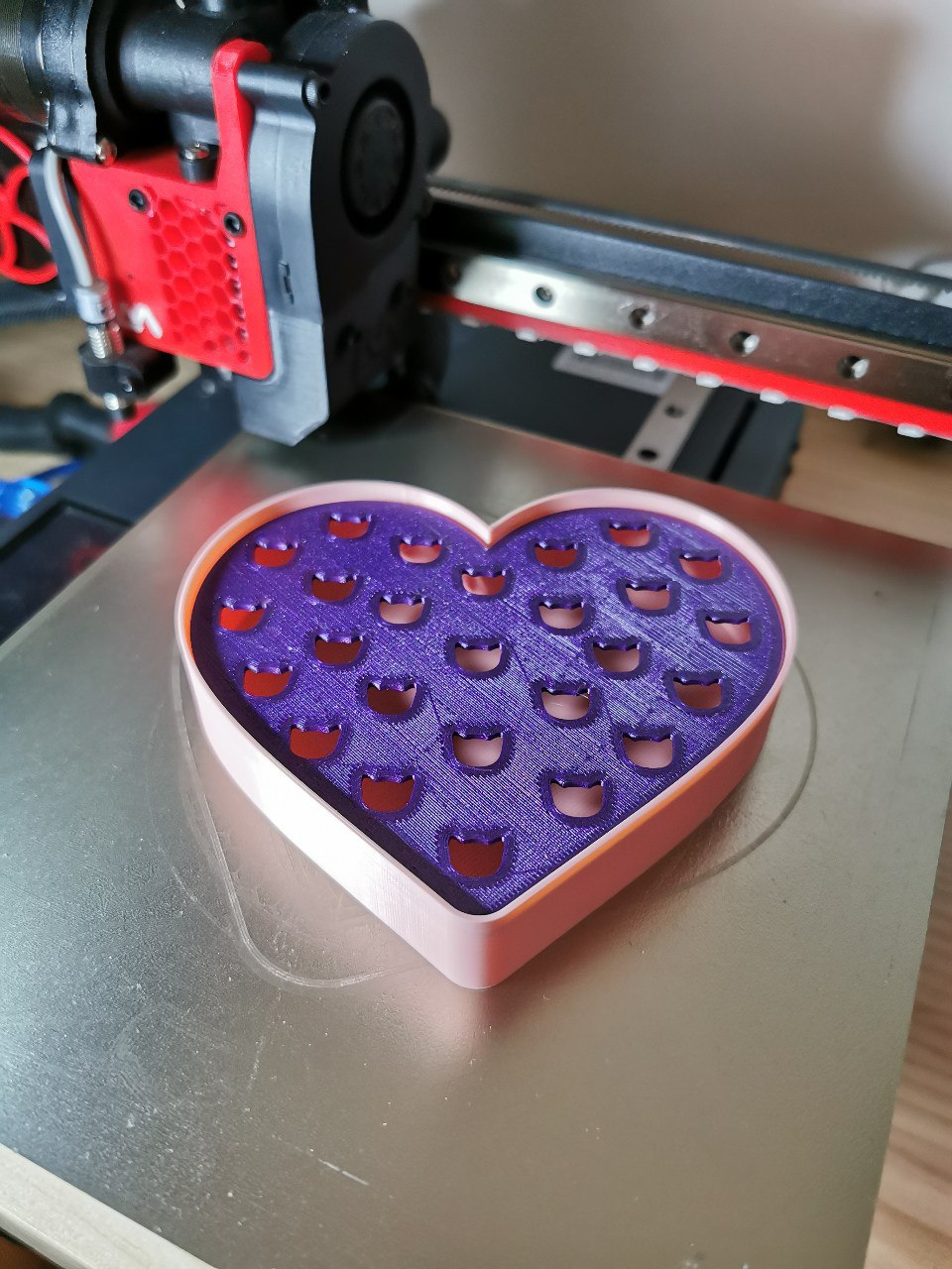 Cats soap dish heart