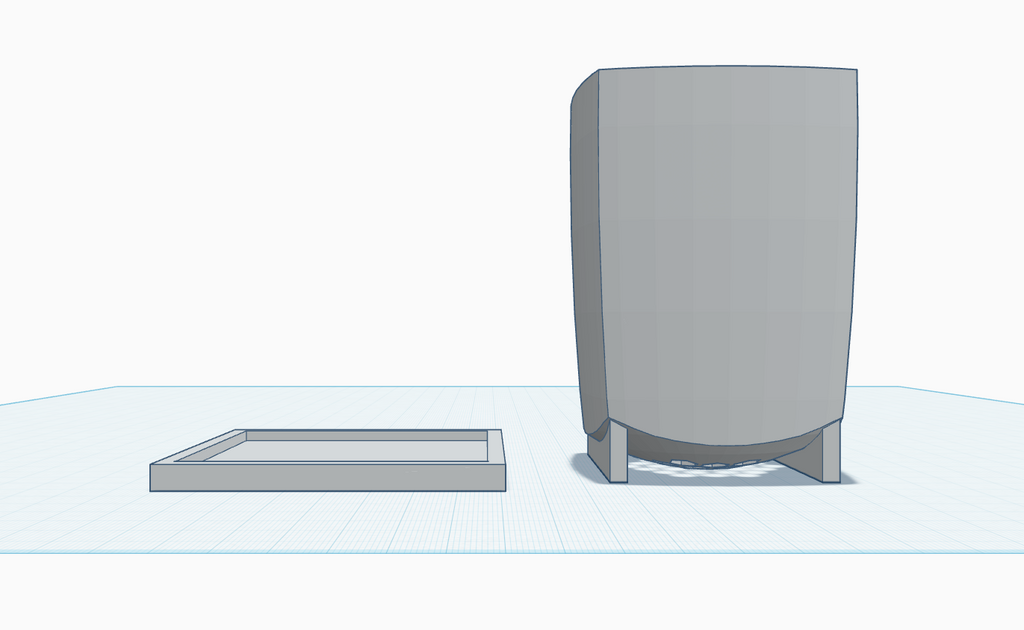 Toothbrush Holder Cup w/ drain holes - No Supports