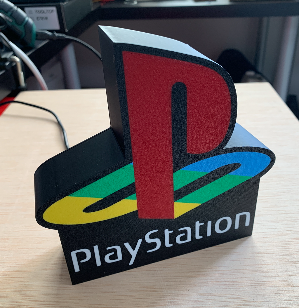 Playstation lamp (6 colors and 1 AMS explanation)