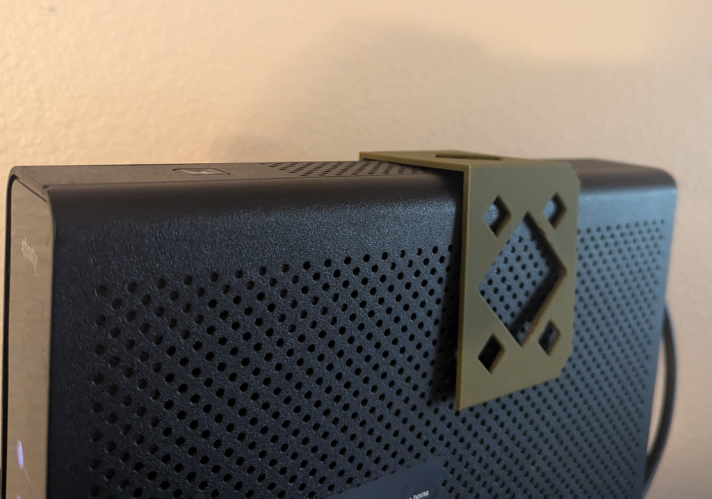 cabel holder for xfinity router
