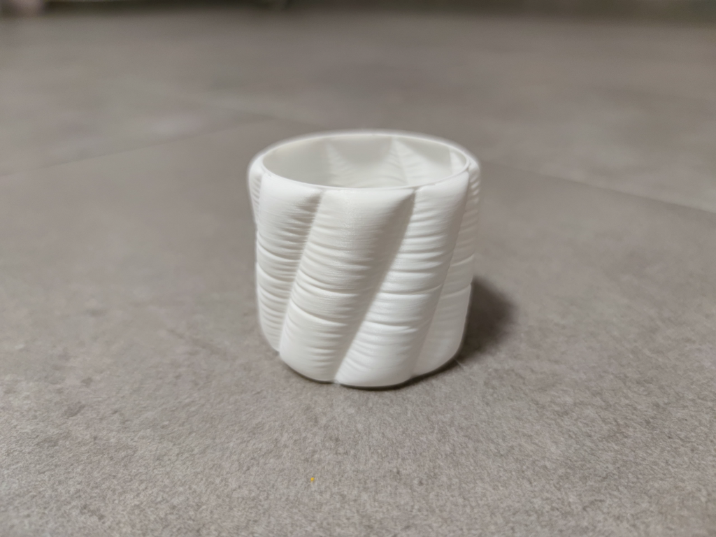 Cloth Plant Pot - Tilted Quilted (Com. Lic.)