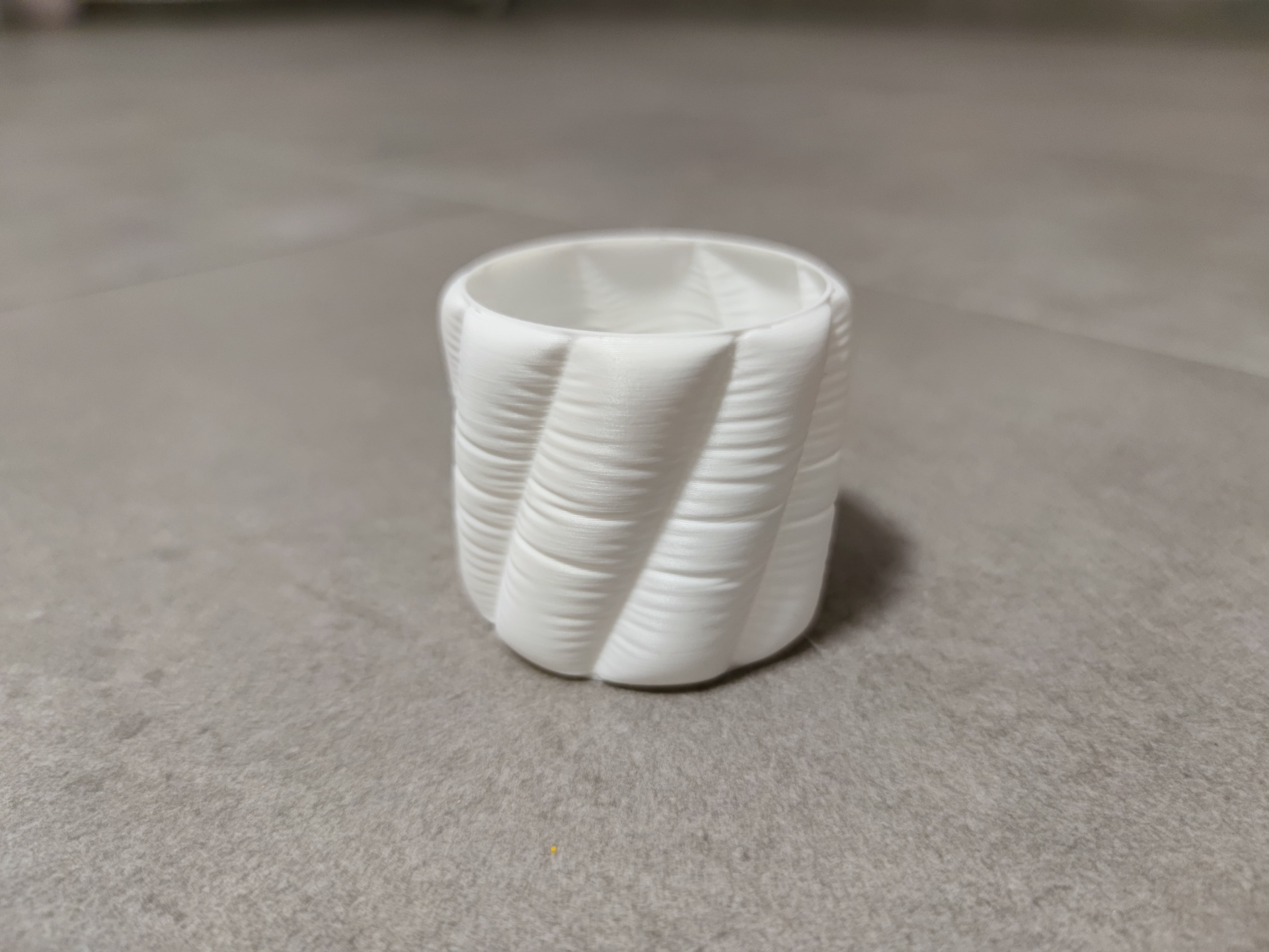Cloth Plant Pot - Tilted Quilted (Com. Lic.)