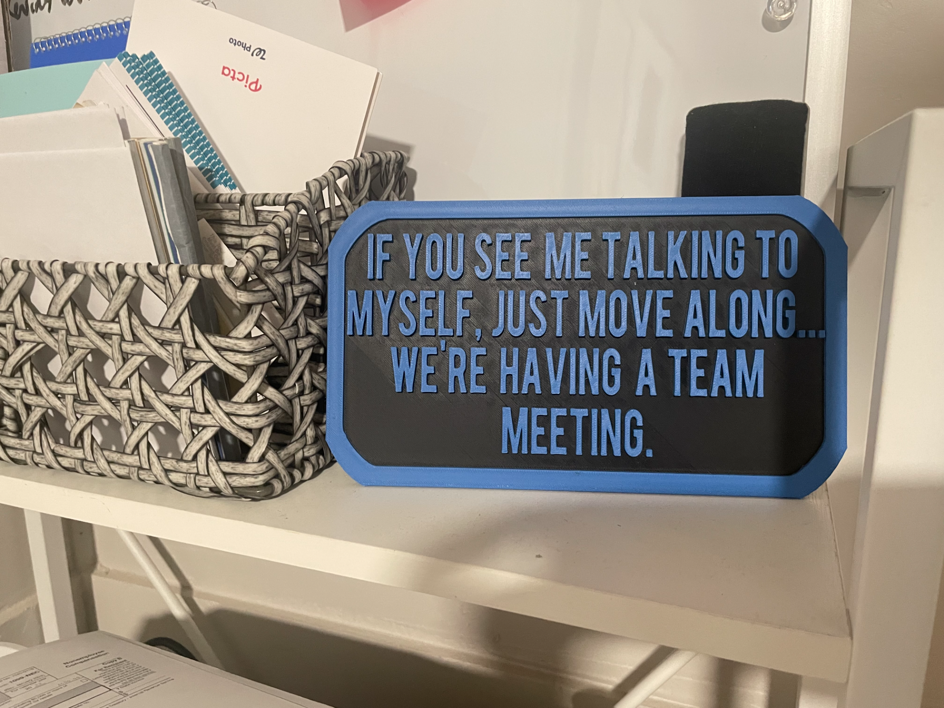 Funny office sign (no AMS)