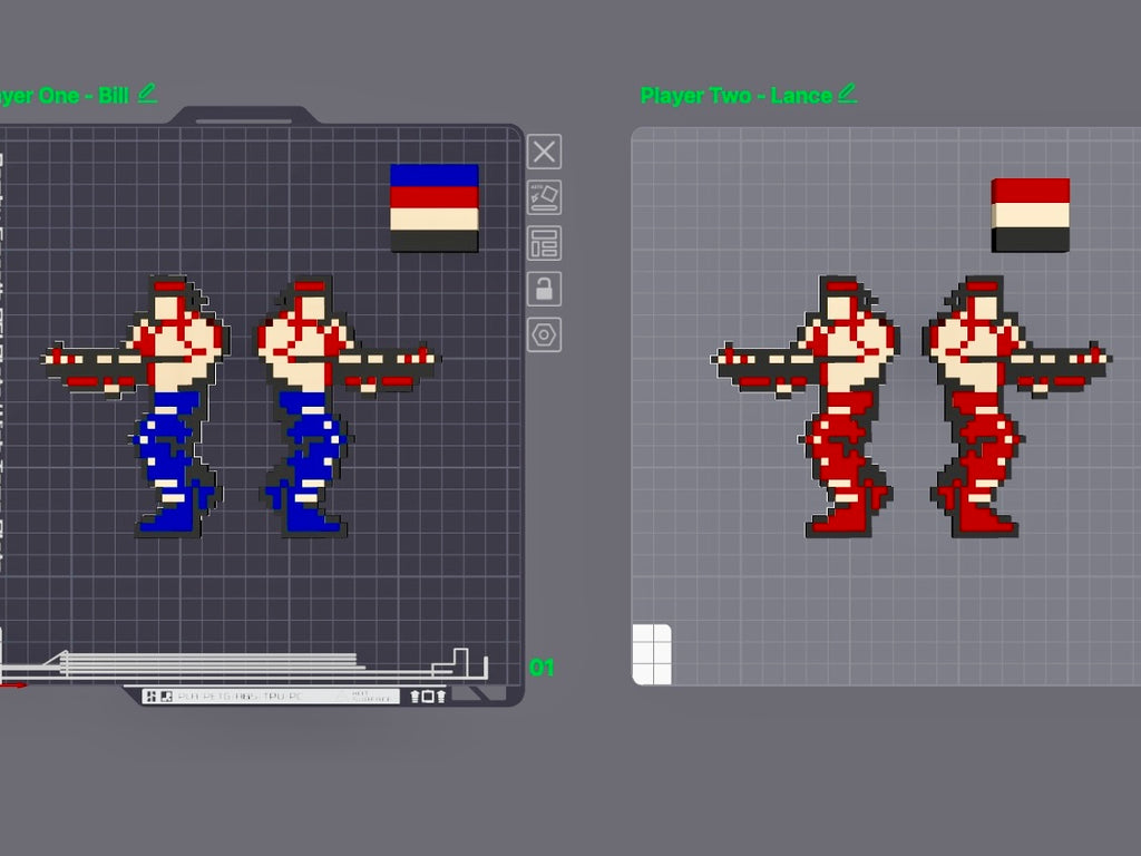 Contra | Retro Arcade/NES Figurines | Voxel Art