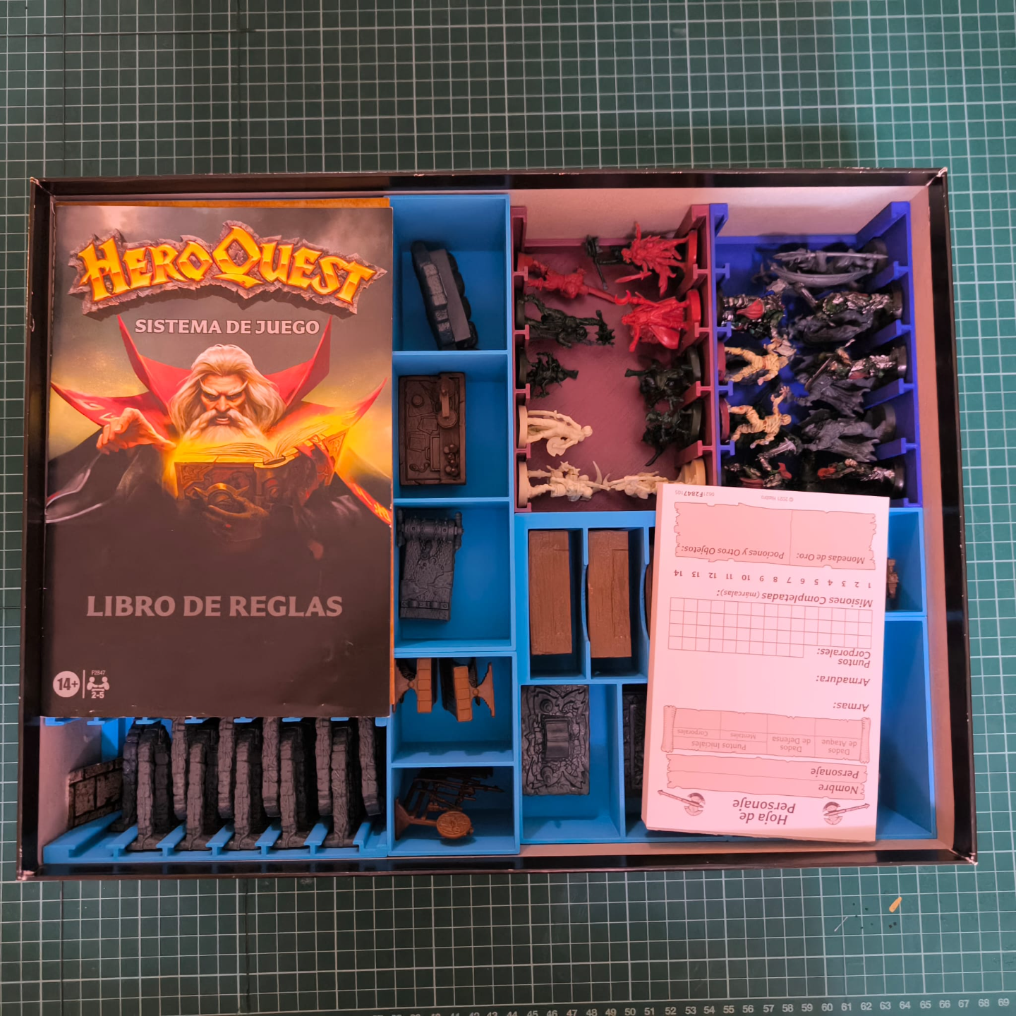 Organizador Heroquest Sistema de juego 2021 EU