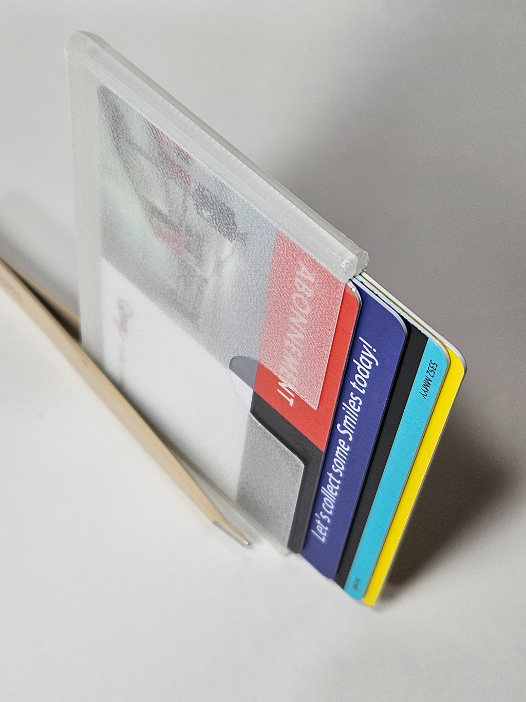 Quick credit card holder