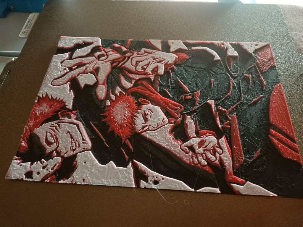 Yuji Itadori & Sukuna – Jujutsu Kaisen (Hueforge)