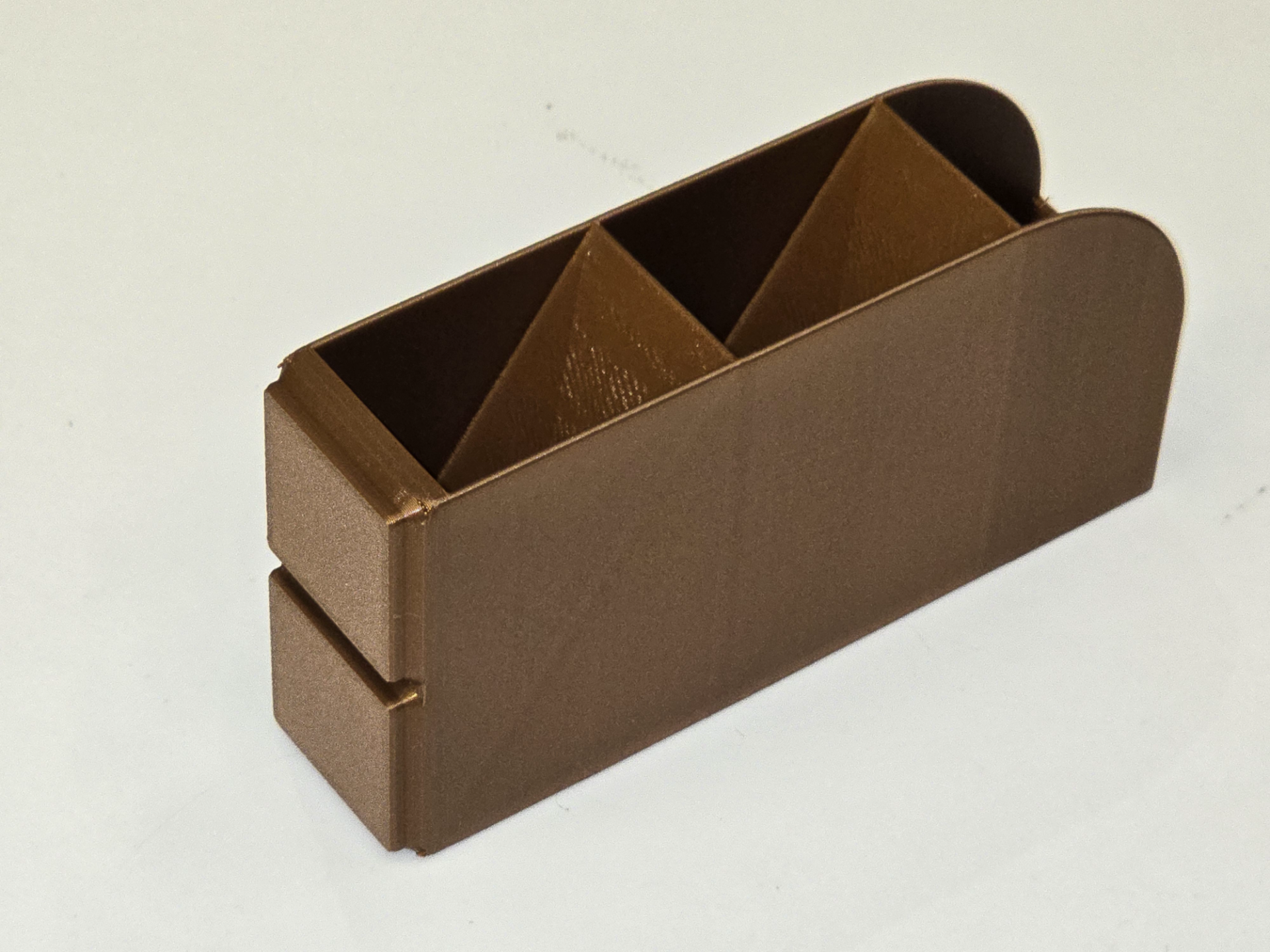 Gridfinity Compatible Slant Angle Pen Holder