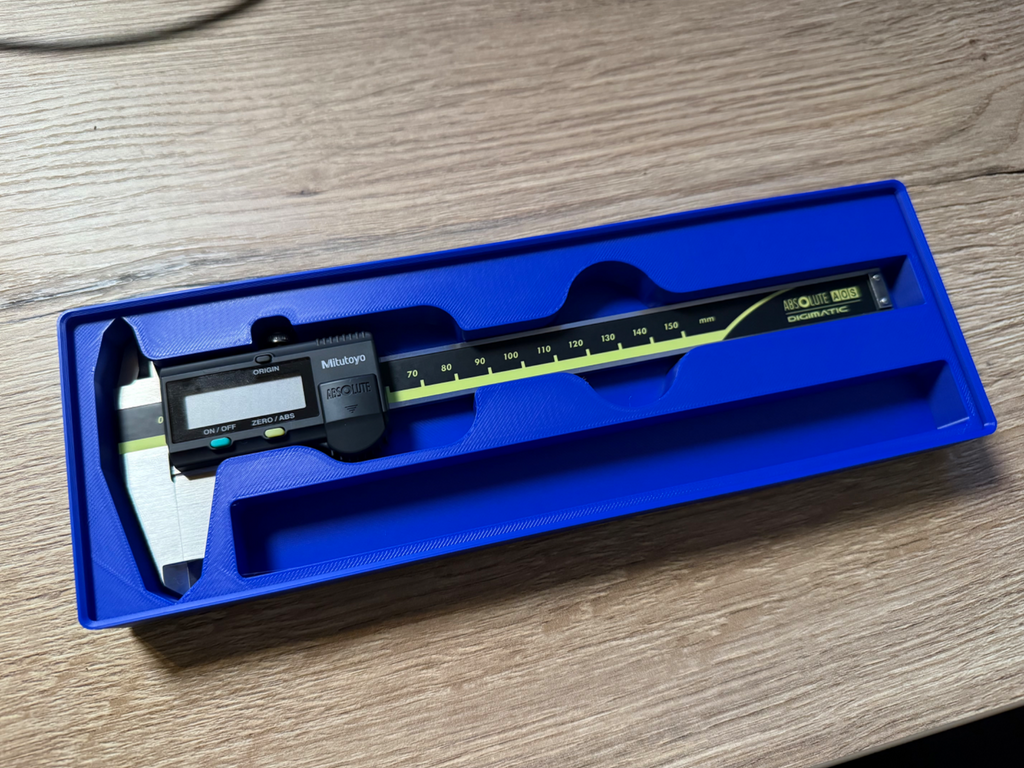 Gridfinity caliper organizer (15cm)
