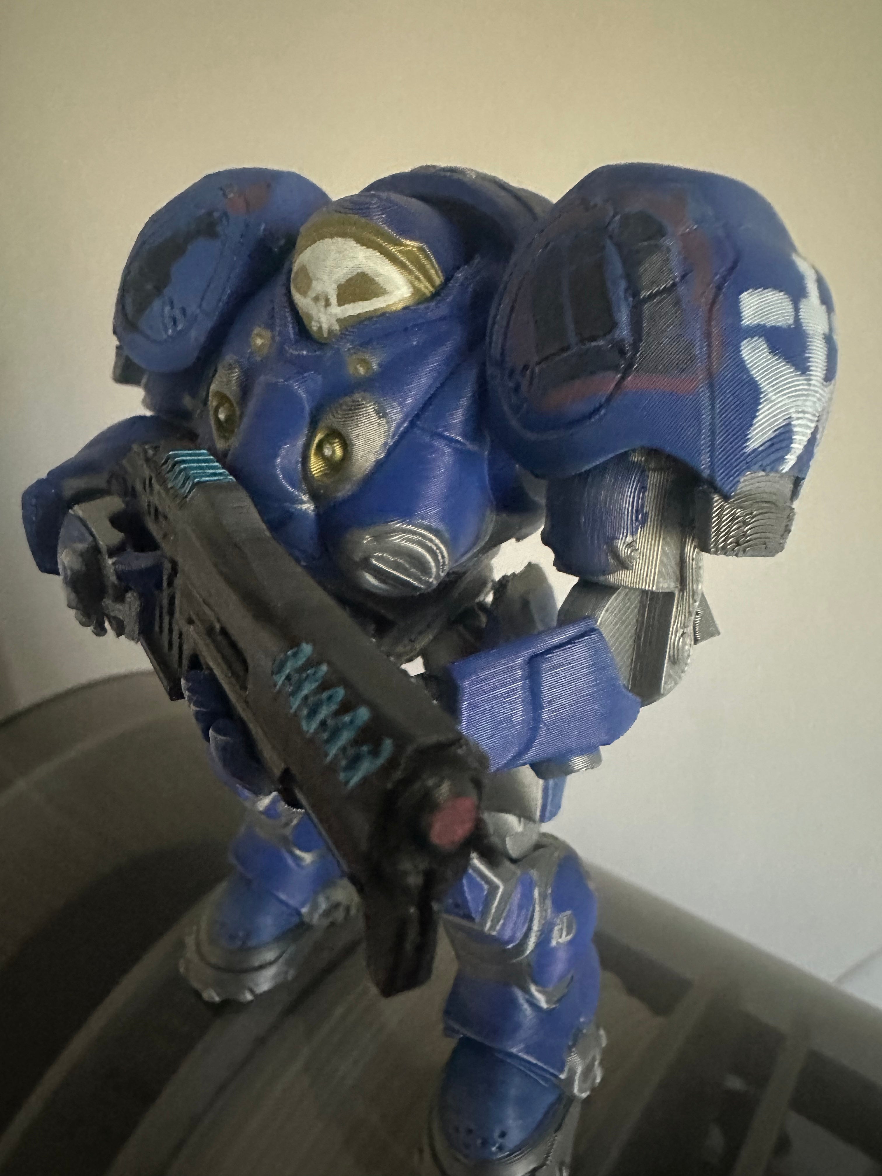 StarCraft II - Articulated 3D Marine Model - V2