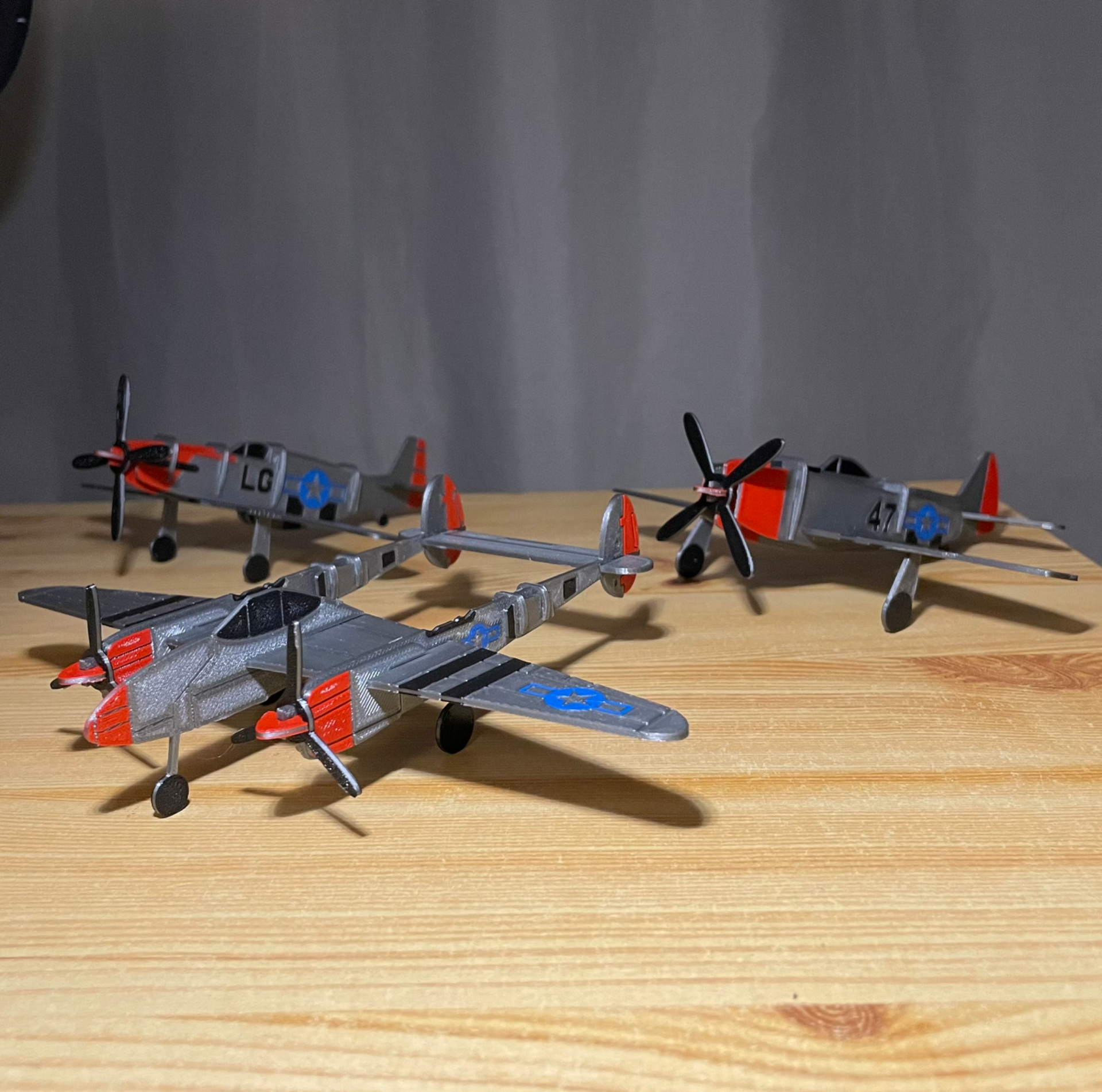 Lockheed P-38 Lightning Kit Card