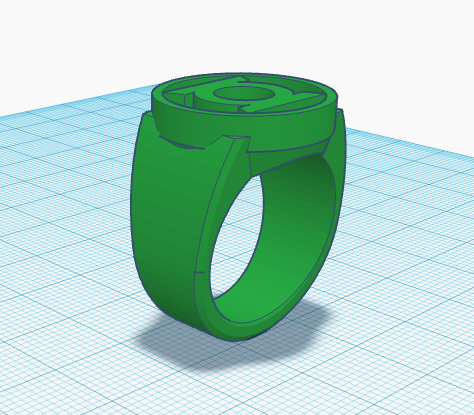 Green Lantern Power Ring - Size 12